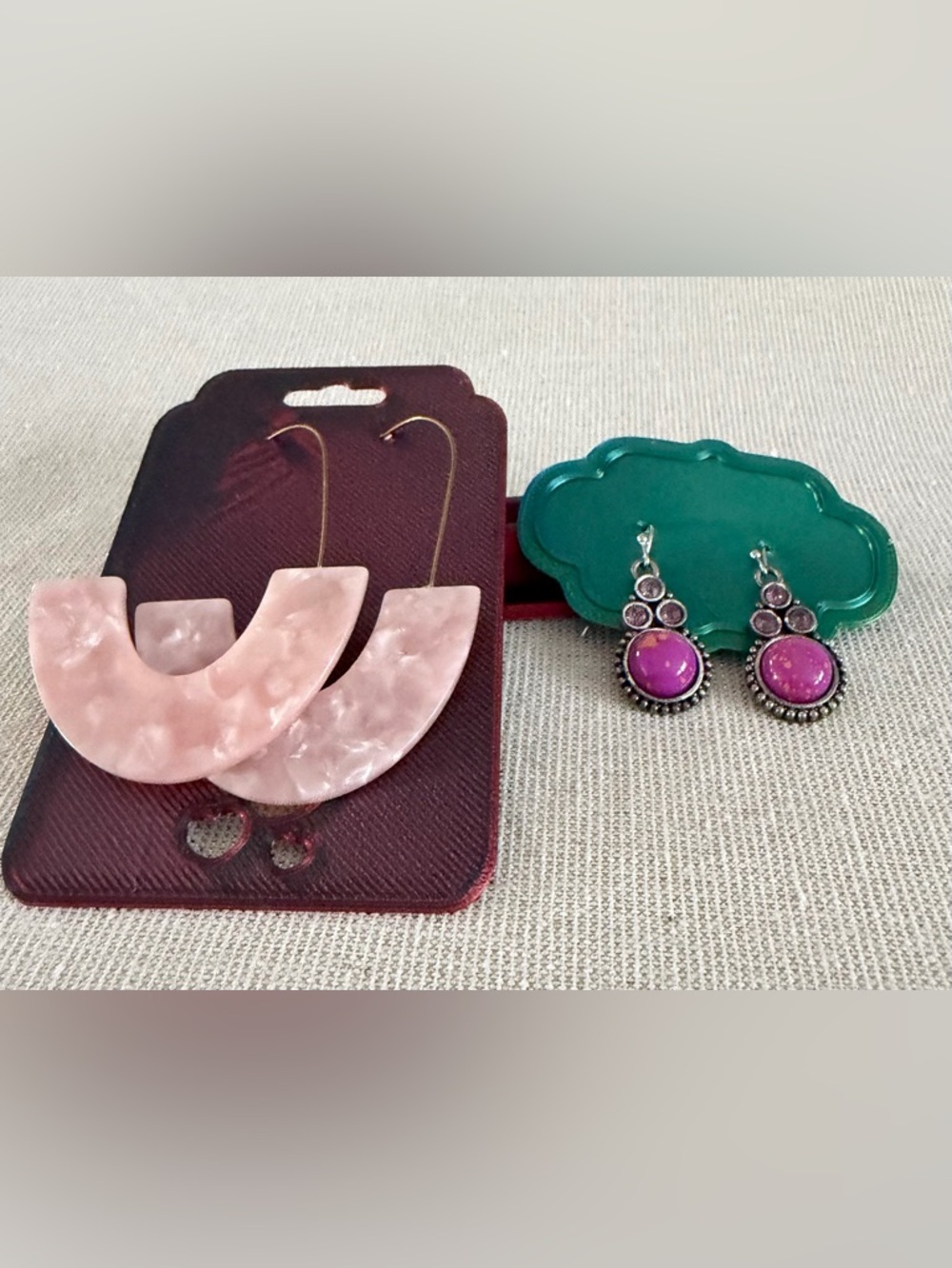Two Pair Unique Earrings